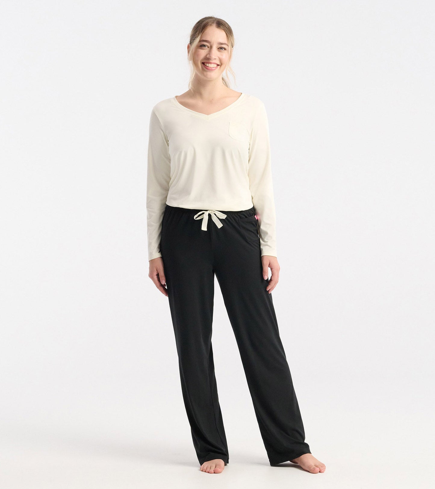 Women's Cami Lace Polyknit Long Sleeve T-Shirt