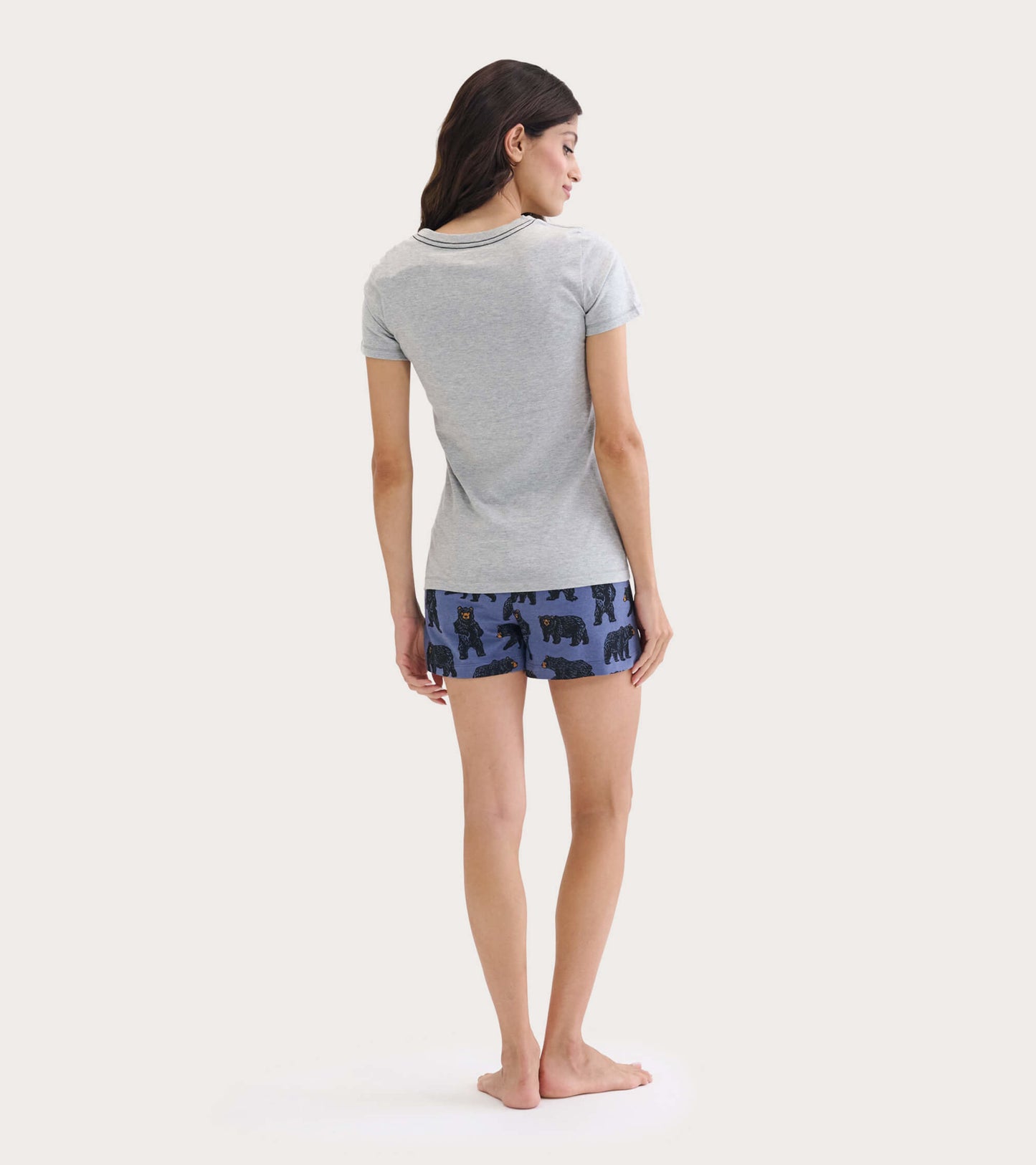 Wild Bears Women's Cotton Blend Sleep Shorts