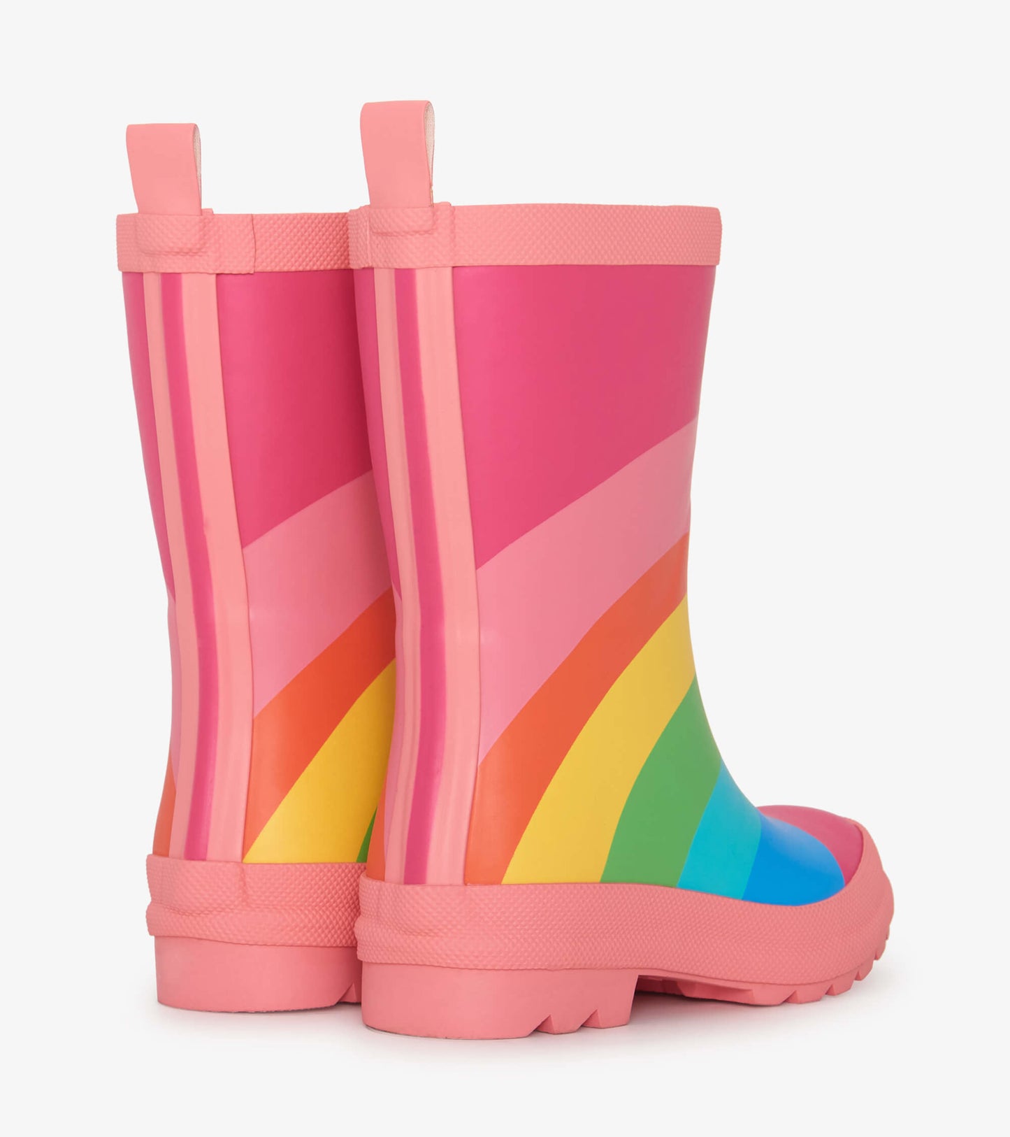 Girls Rainbow Matte Wellies