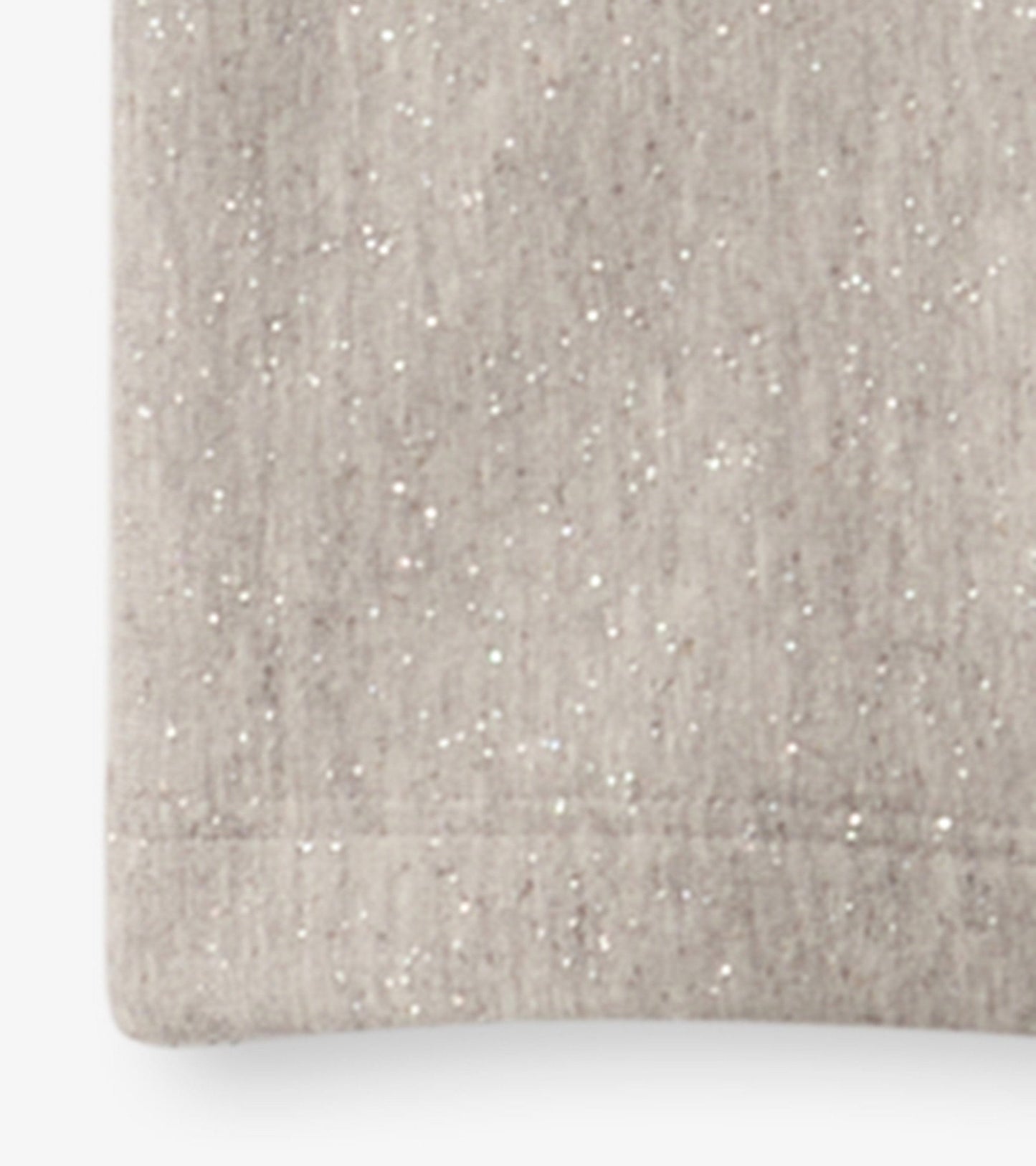 Grey melange leggings with a soft texture and subtle shimmer, suitable for kids.