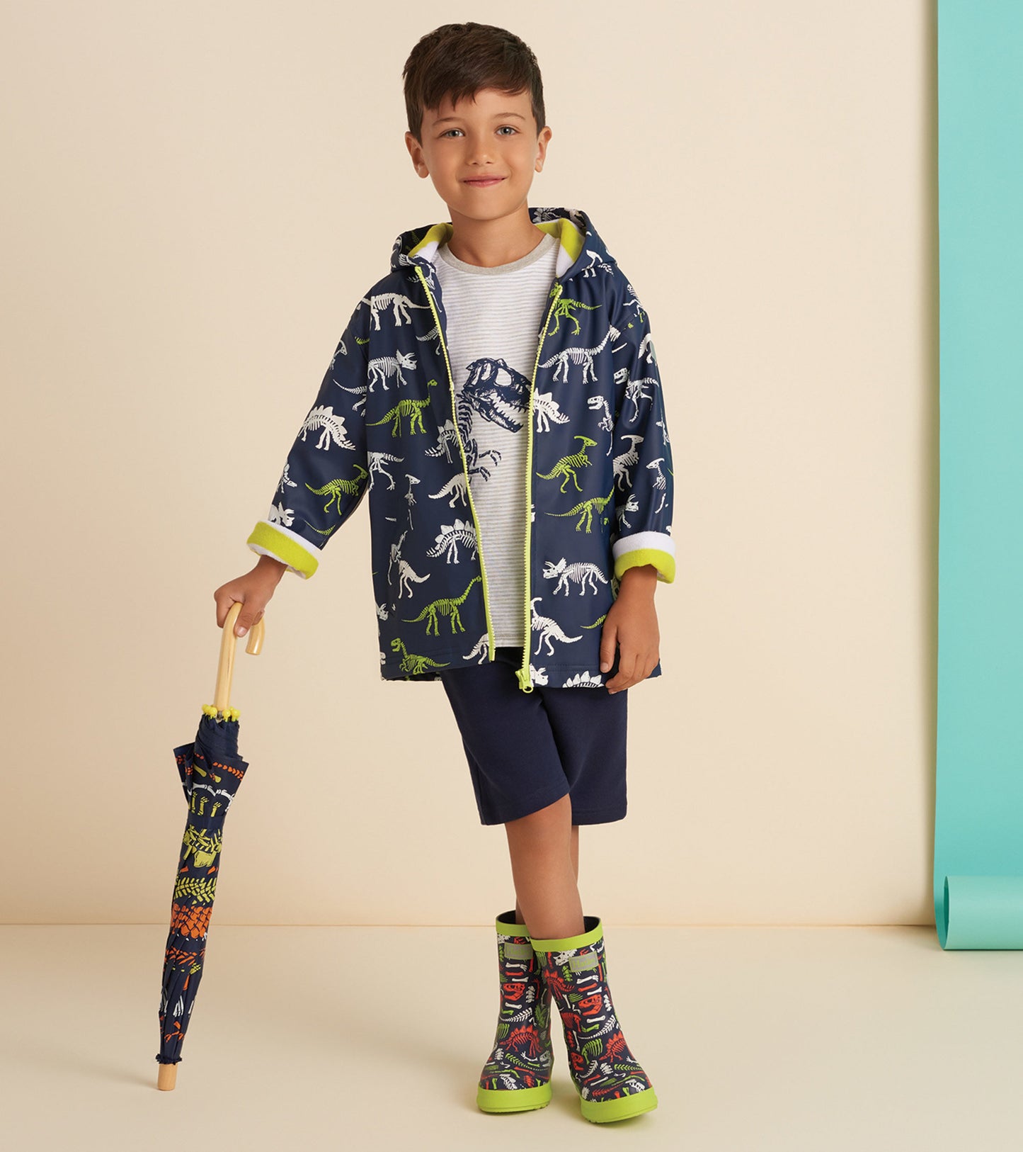 Dino Fossils Matte Wellies