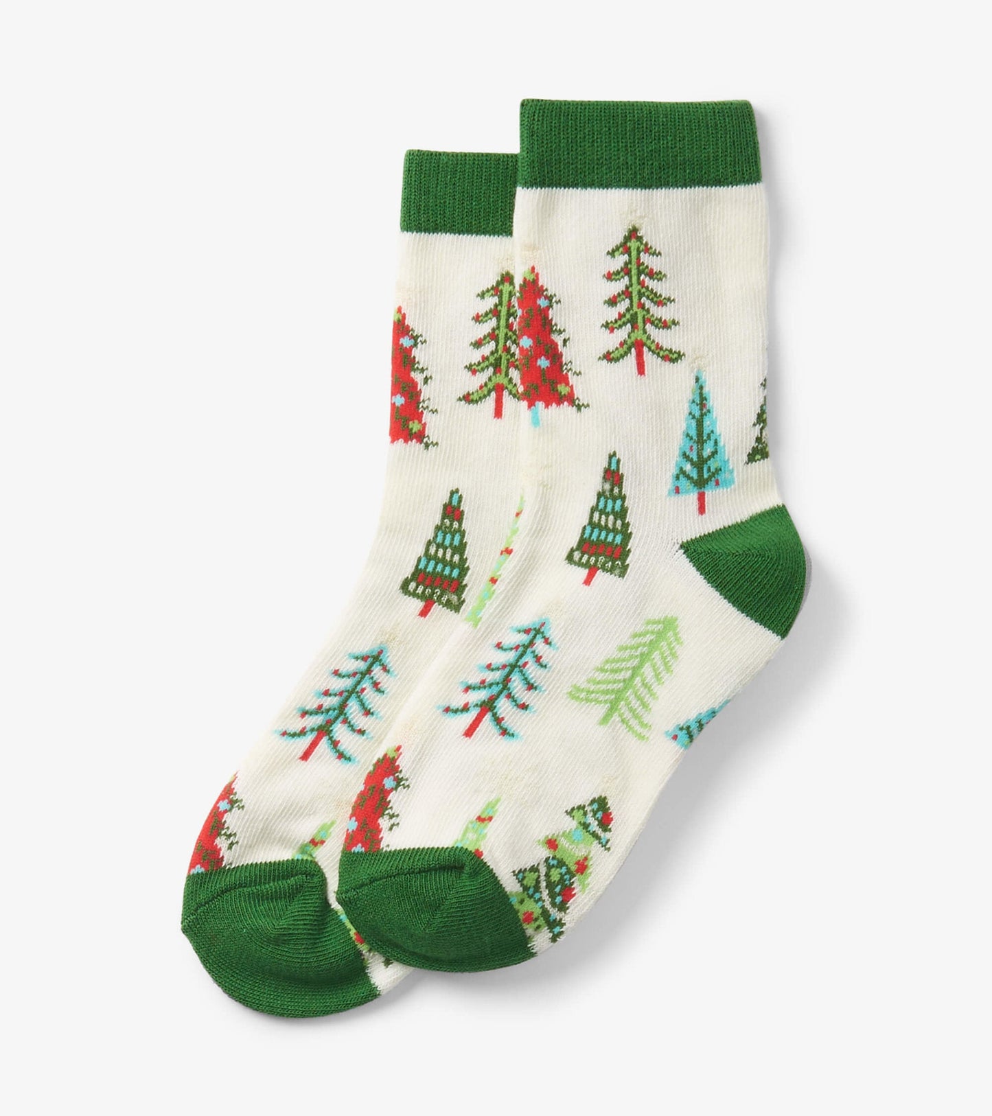 Kids Christmas Trees Crew Socks Hatley Little Blue House