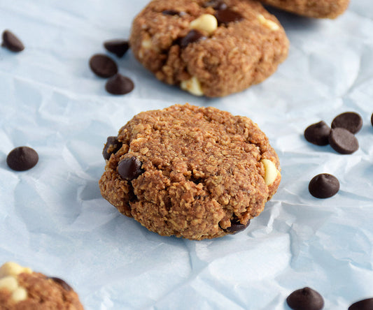 Vegan oatmeal chocolate chip cookies