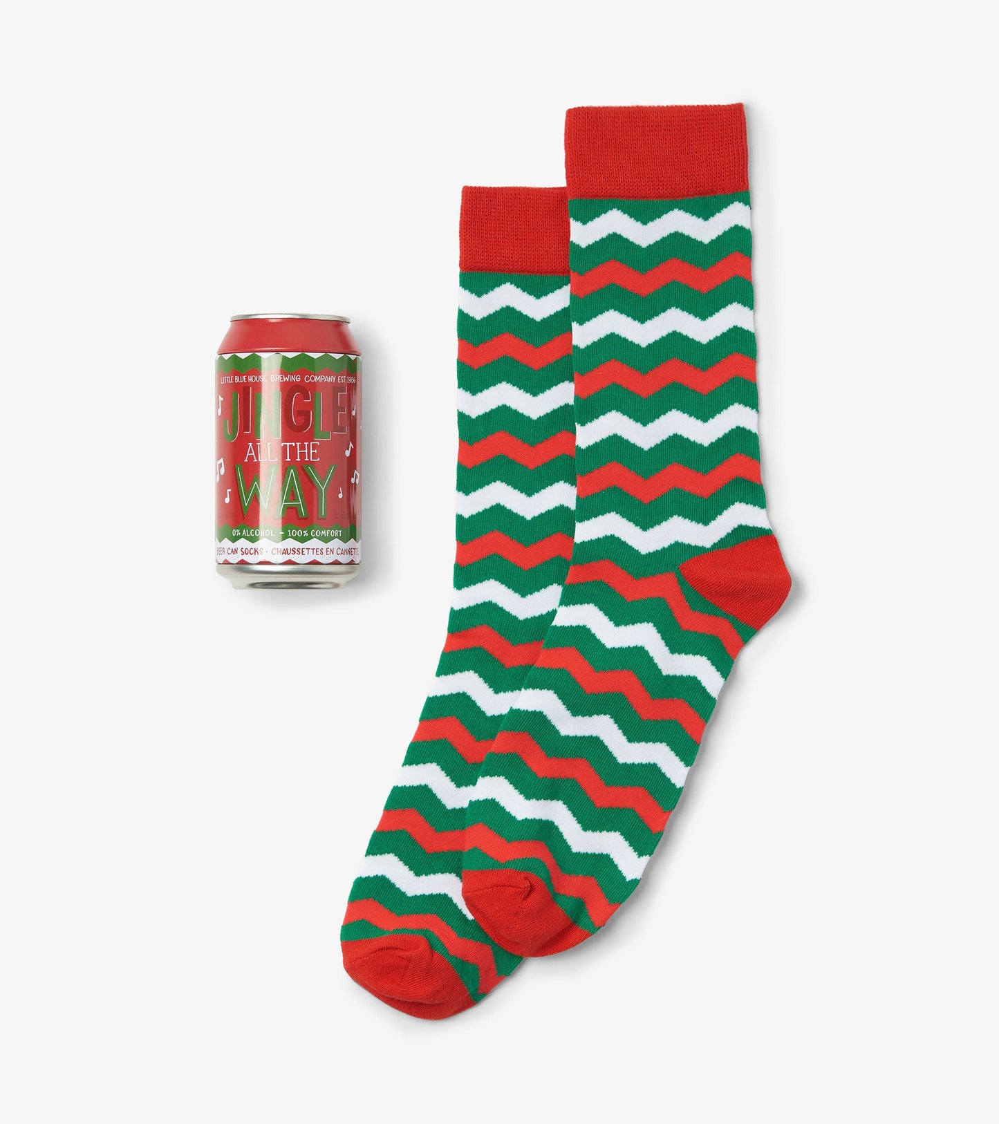 Men's Balls and Tees Beer Can Socks