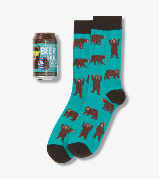 Men's Beer Hug Beer Can Socks