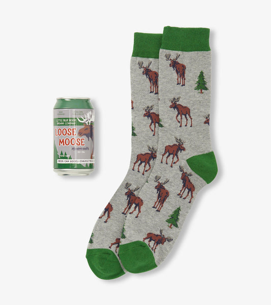 Men's Wild Moose Beer Can Socks