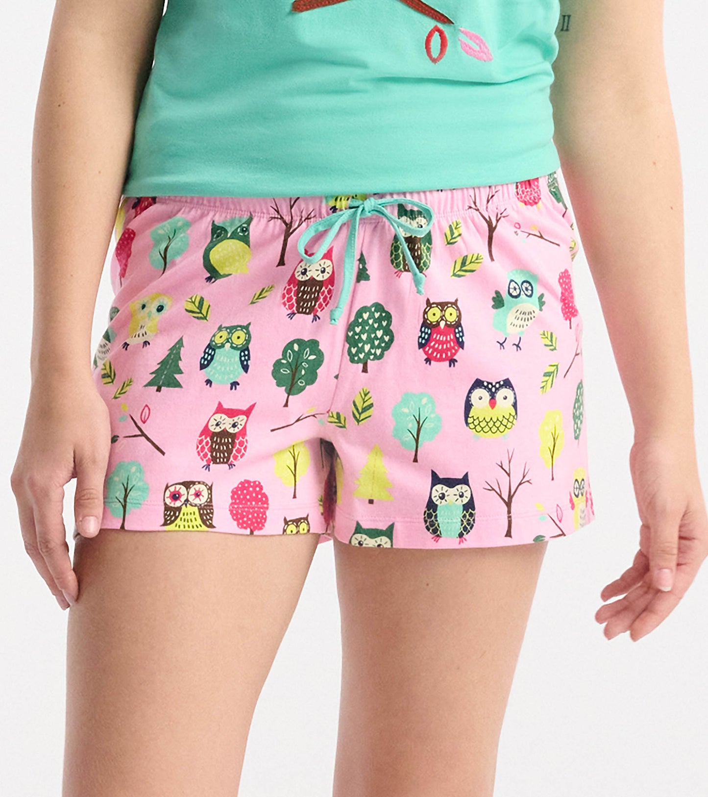 Women's Night Owl Cotton Sleep Shorts