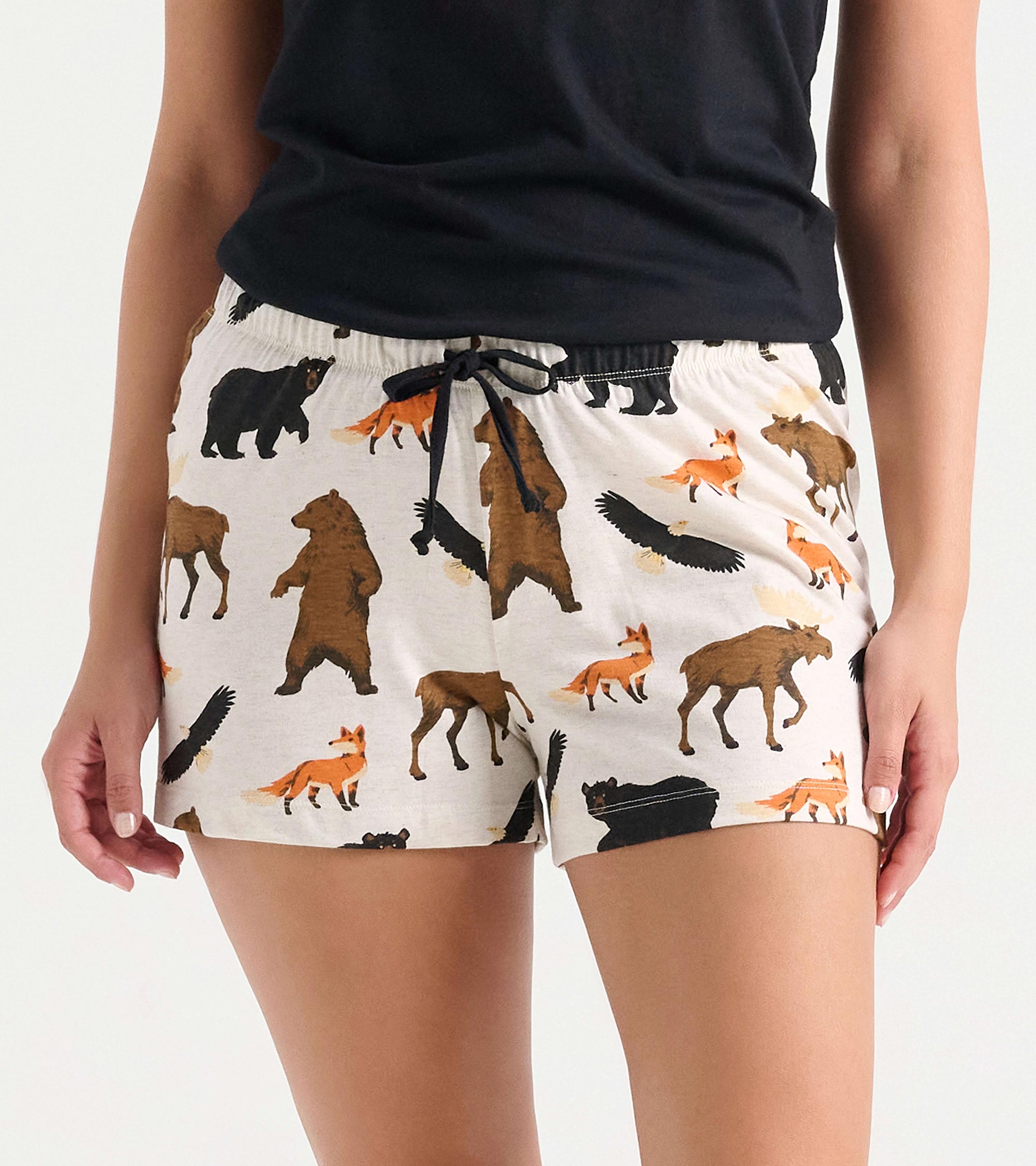 Wildlife Women's Cotton Blend Sleep Shorts
