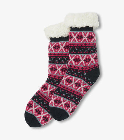 Nordic Ski Women's Sherpa Lined Cabin Sock