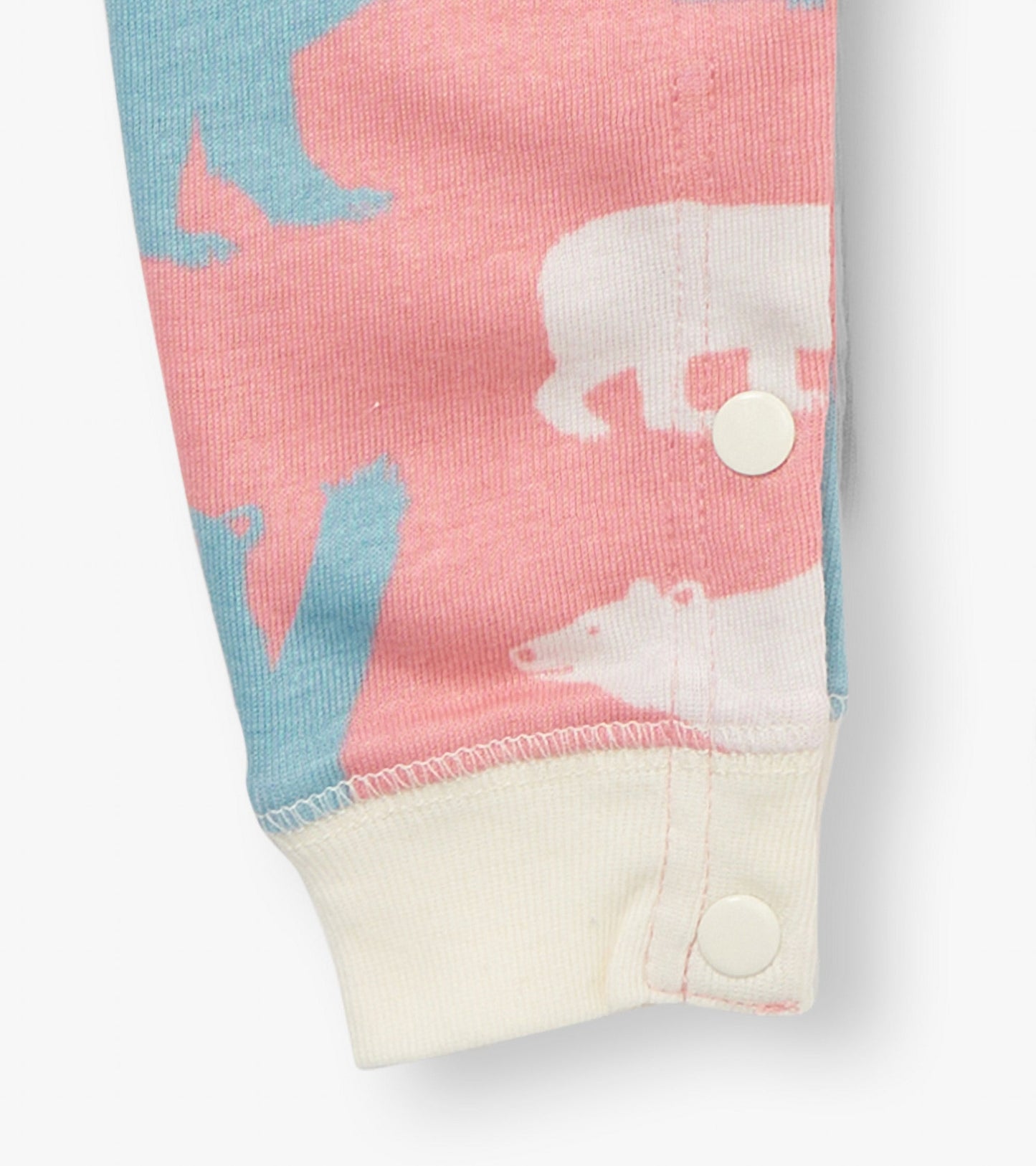 Baby Pink Polar Bears Sleeper & Hat