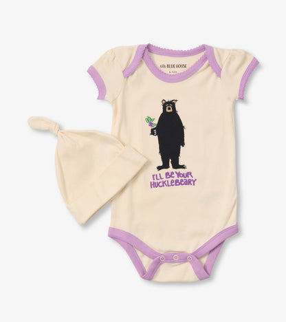 Baby Hucklebeary Bodysuit & Hat