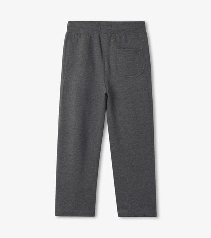 Boys Grey Fleece Track Pants