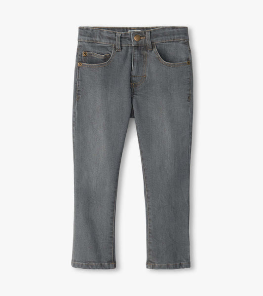 Boys Charcoal Grey Stretch Denim Jeans
