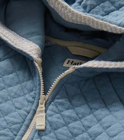 Baby & Toddler Boys Faded Denim Quilted Hoodie