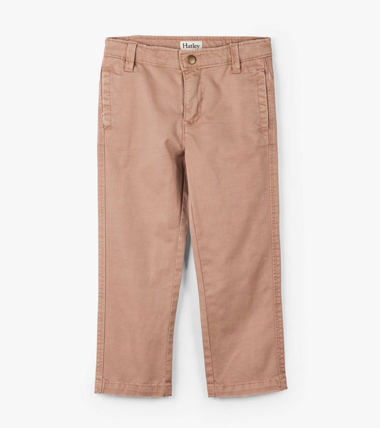 Boys Khaki Twill Pants