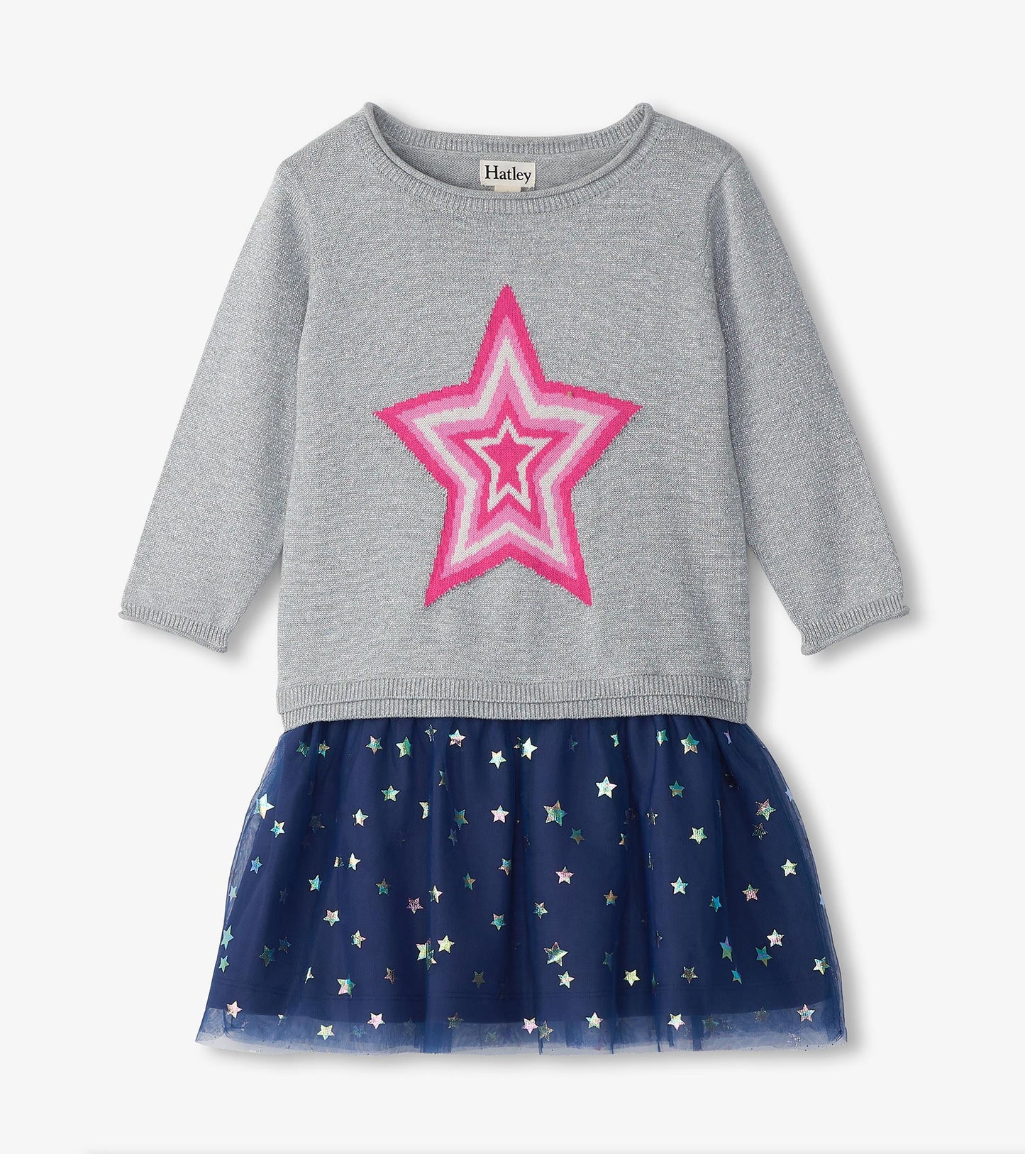 Girls Star Girl Sweater Dress