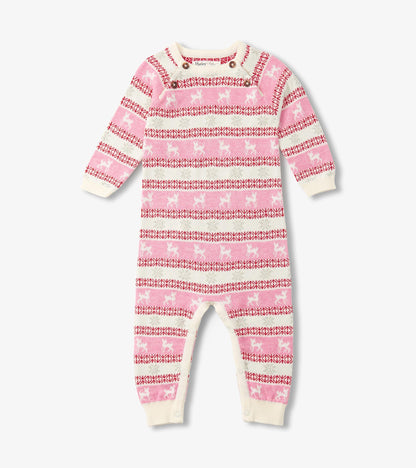 Baby Doe Fair Isle Sweater Romper