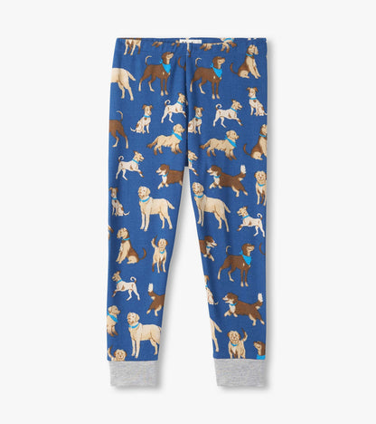 Boys Classic Dogs Organic Cotton Pajama Set