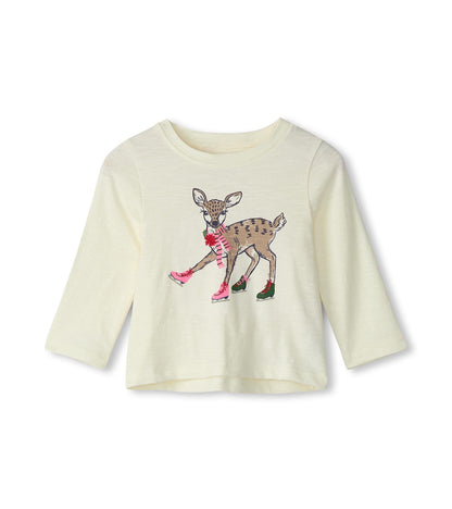 Baby & Toddler Skating Deer Long Sleeve T-Shirt