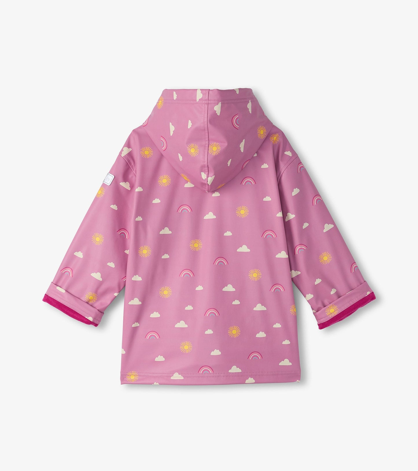 Girls Sun Charms Zip-Up Rain Jacket