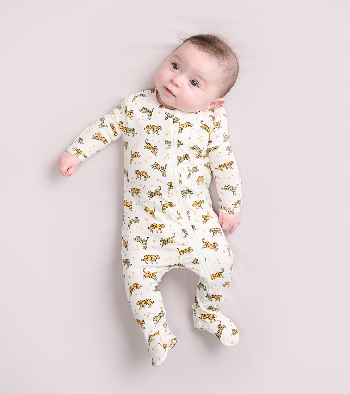 Baby Boys Celestial Tigers Bamboo Sleeper