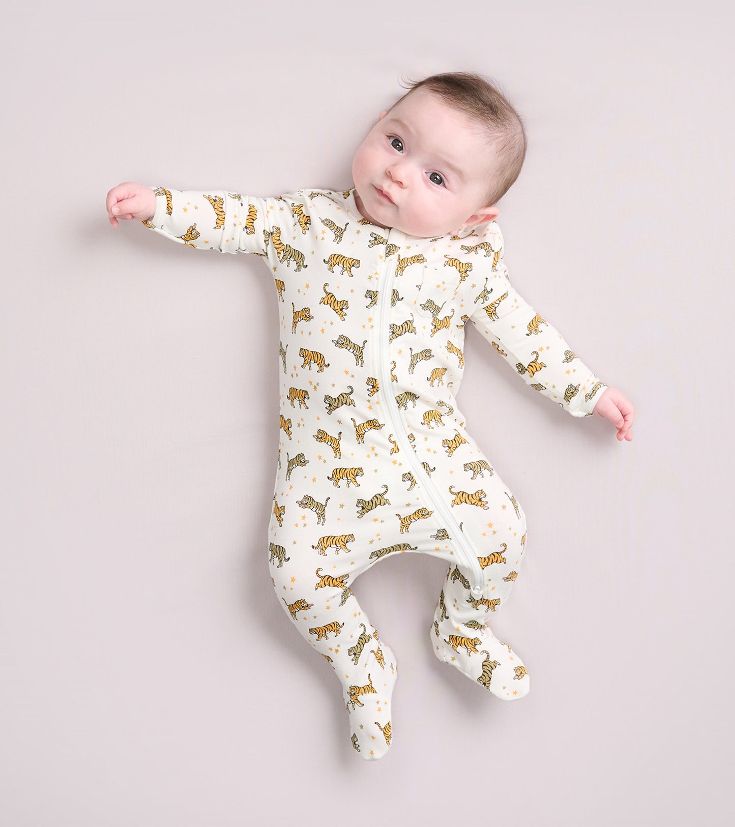 Baby Boys Celestial Tigers Bamboo Sleeper