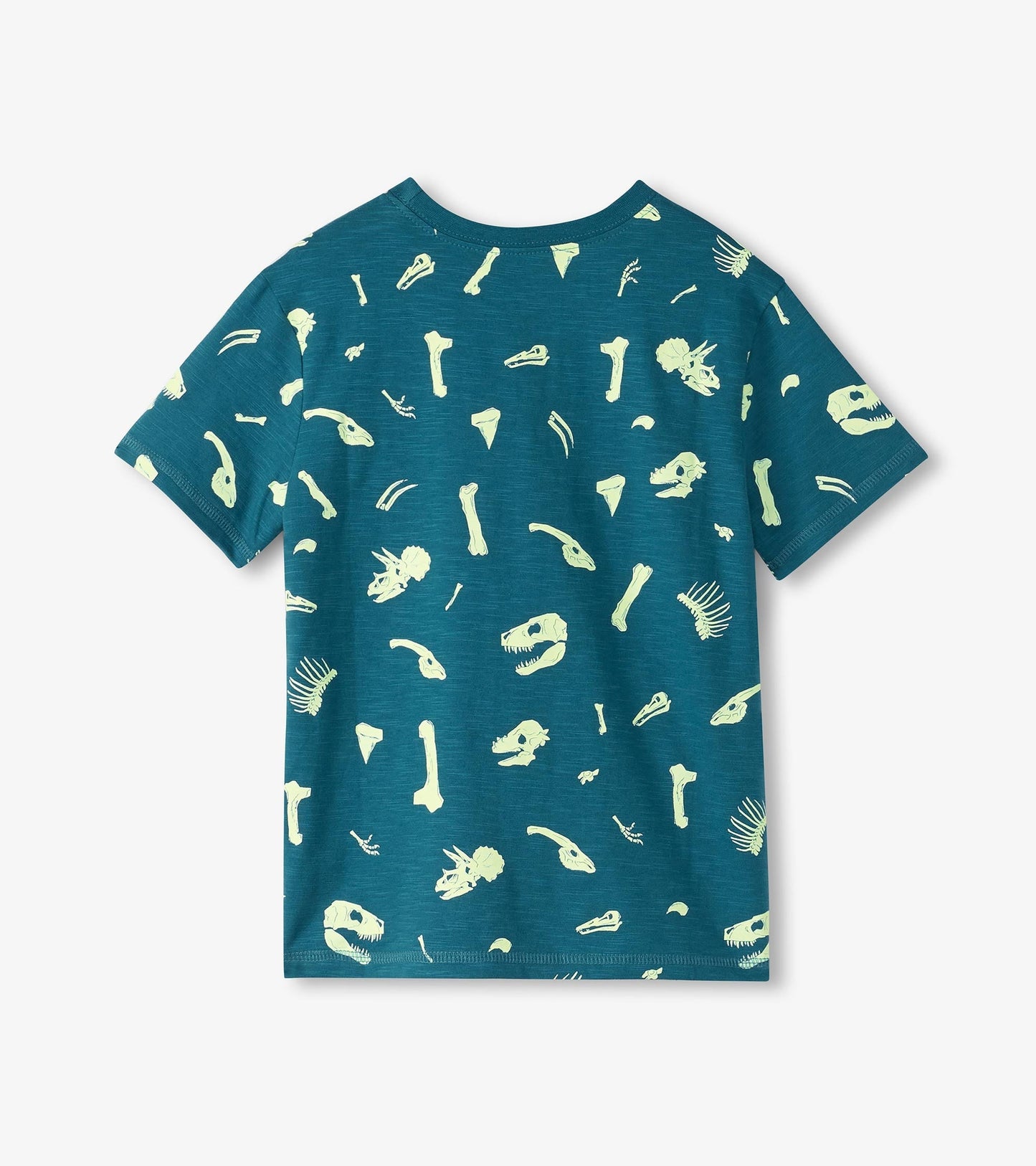 Boys Dino Fossils Glow in the Dark Graphic Tee