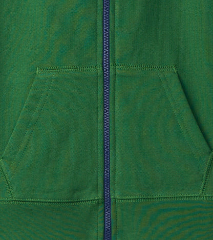 Boys Eden Green Zip-Up Hoodie