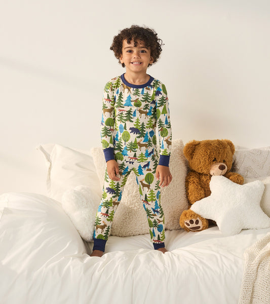 Boys Forest Scene Pajama Set