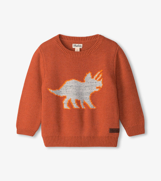 Baby & Toddler Boys Triceratops Crew Neck Knit Sweater