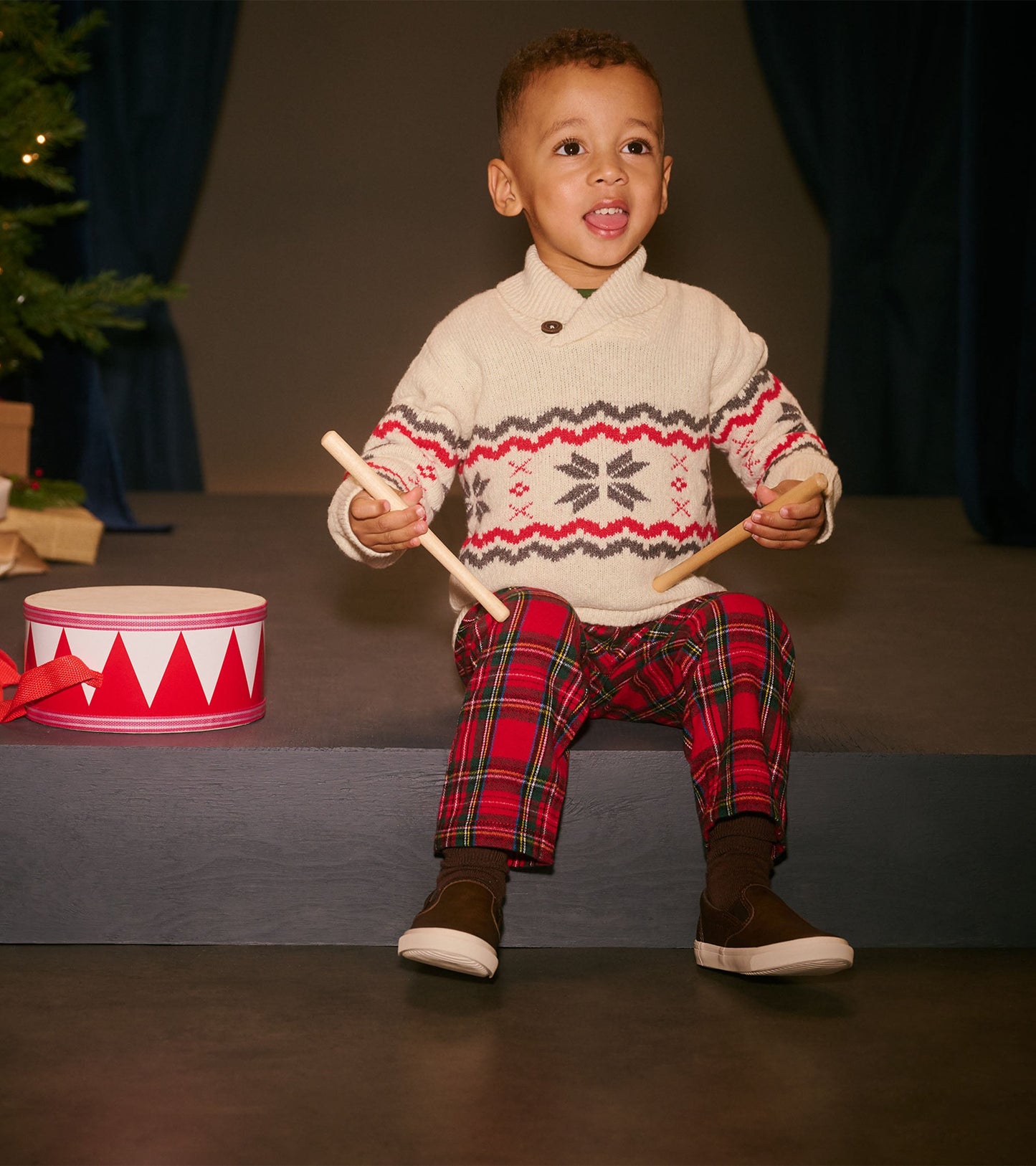 Baby & Toddler Holiday Knit Pullover Sweater