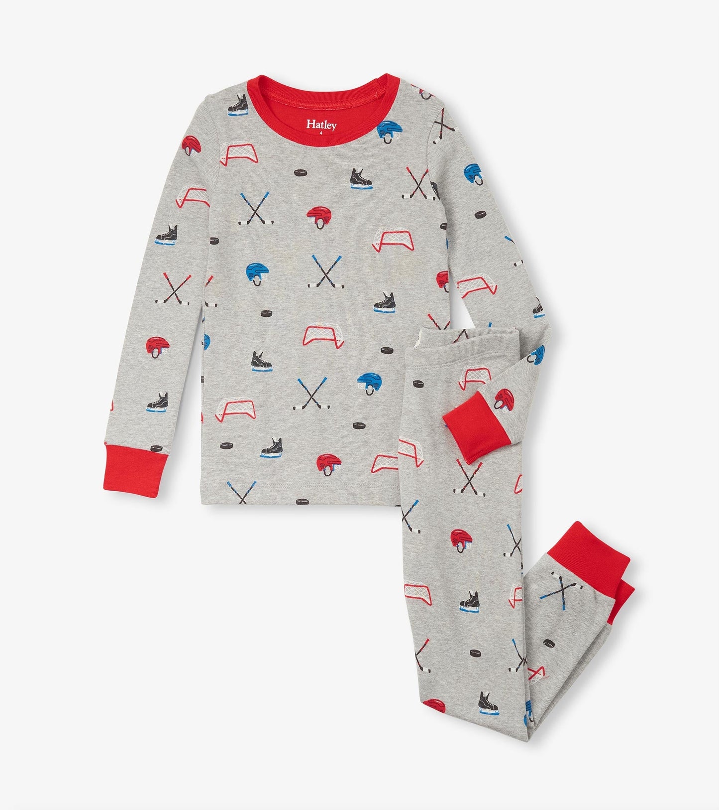 Boys Hockey Organic Cotton Pajama Set