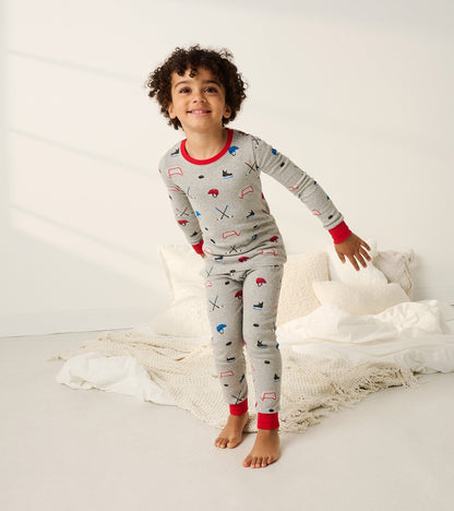 Boys Hockey Organic Cotton Pajama Set