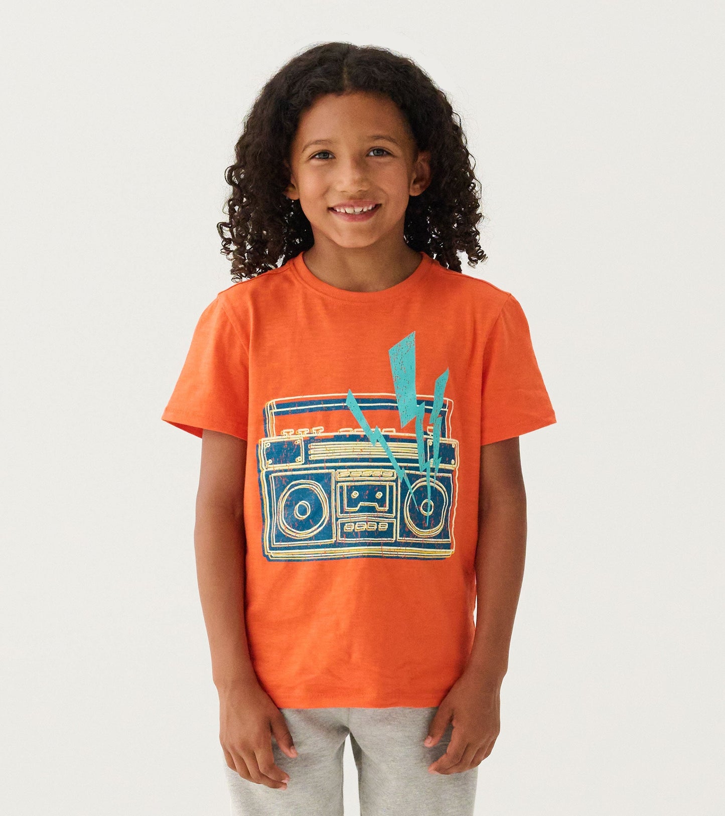 Boys Boombox Glow in the Dark Graphic Tee