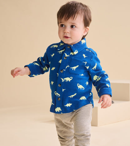 Baby & Toddler Boys Mini Dinos Button Down Shirt