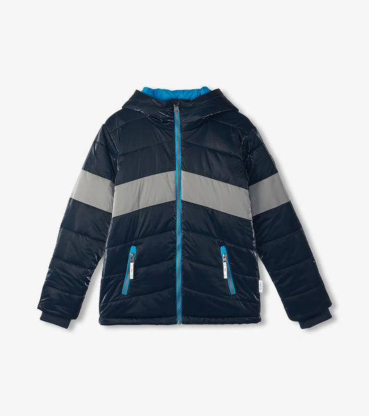 Boys Shark Skin Puffer Jacket