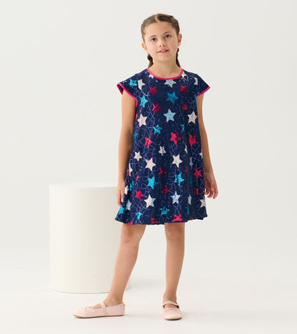 Girls Starry Sky Party Dress