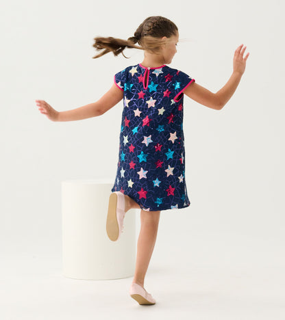 Girls Starry Sky Party Dress