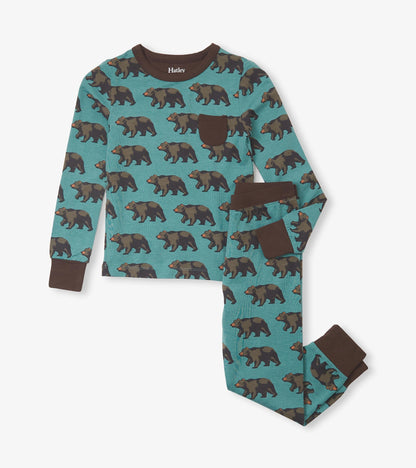 Boys Bears Bamboo Pajama Set