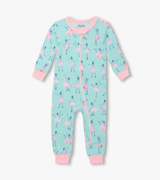 Baby Girls Ballet School Bamboo Sleeper