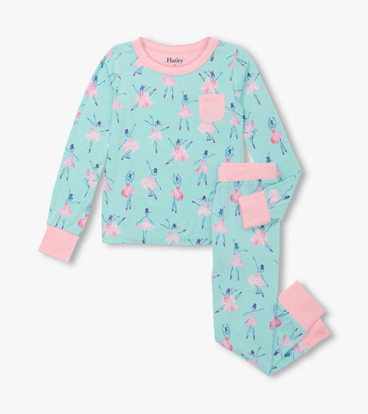 Girls Ballet School Bamboo Pyjama Set