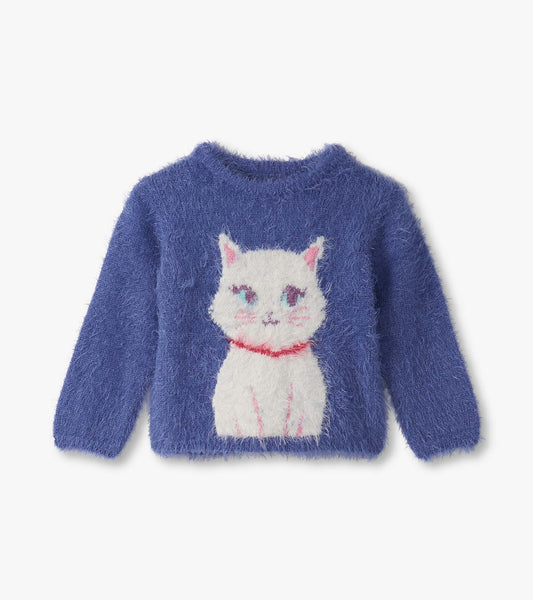 Baby & Toddler Girls Kitty Cat Furry Sweater