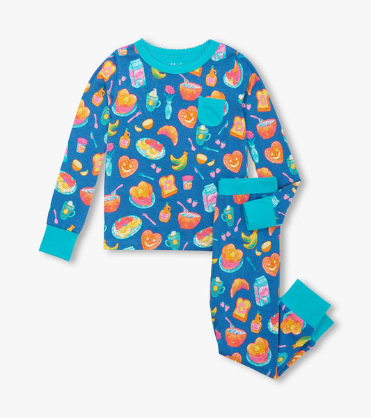 Girls Breakfast Bamboo Pyjama Set
