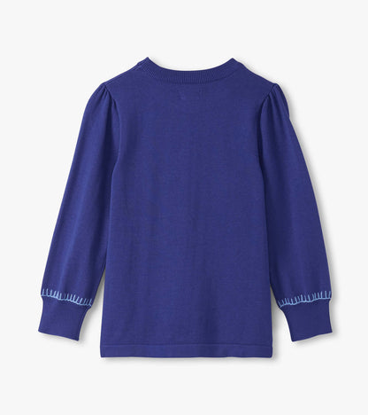 Girls Super Star Pullover Sweater