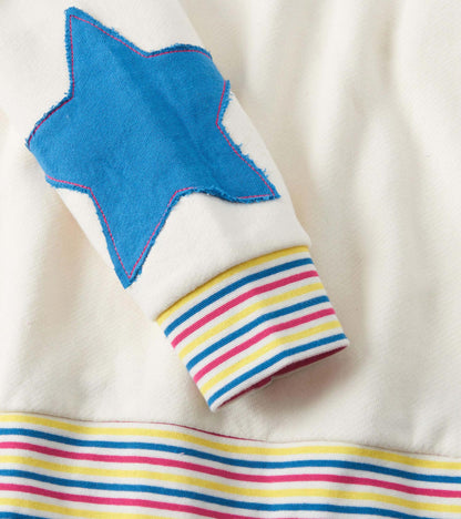 Girls Star Slouchy Pullover
