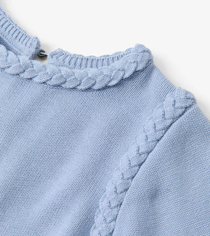 Braided Jumper - Bright Denim Blue