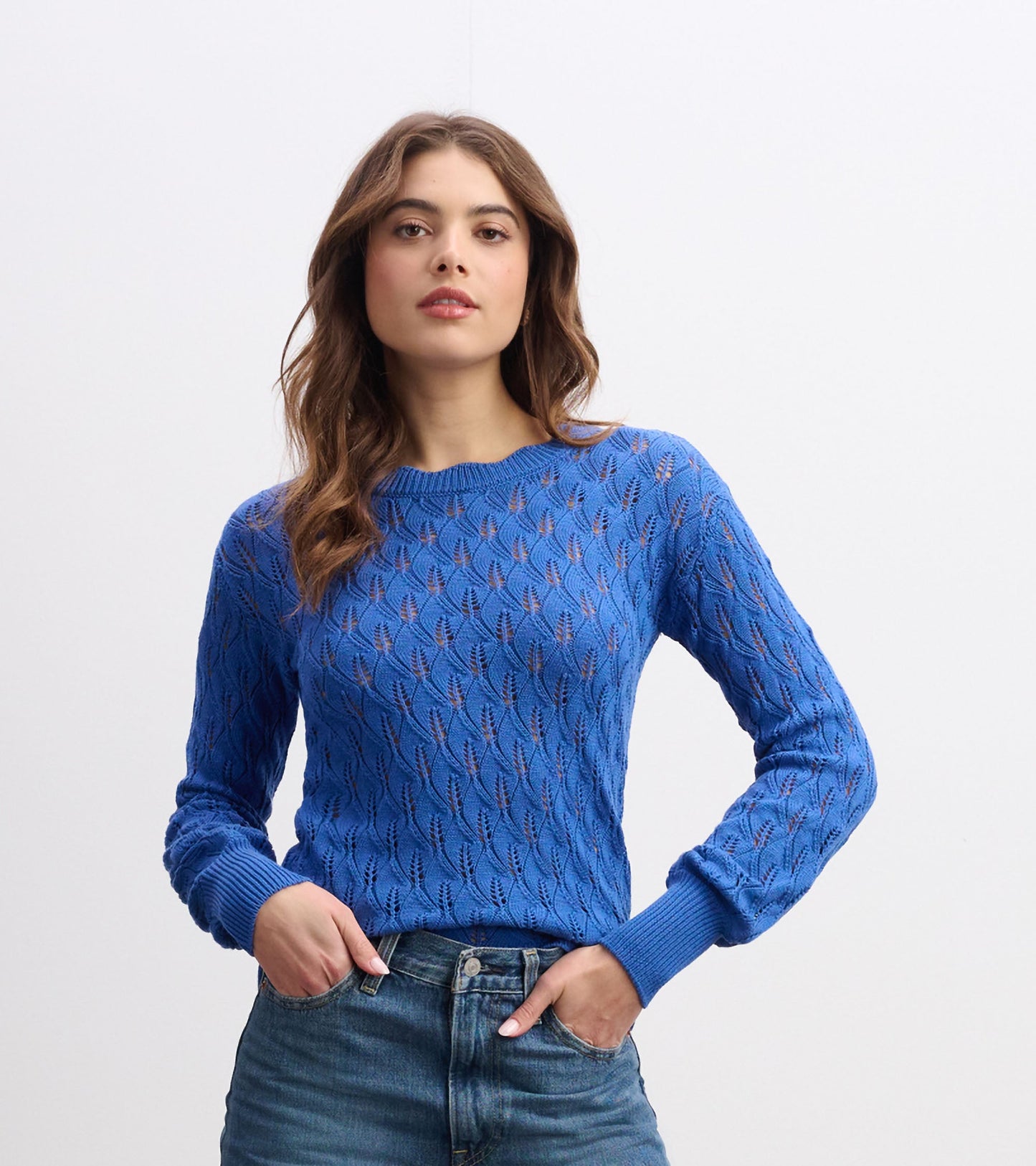 Iris Jumper - Denim Blue