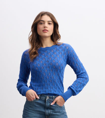 Iris Jumper - Denim Blue