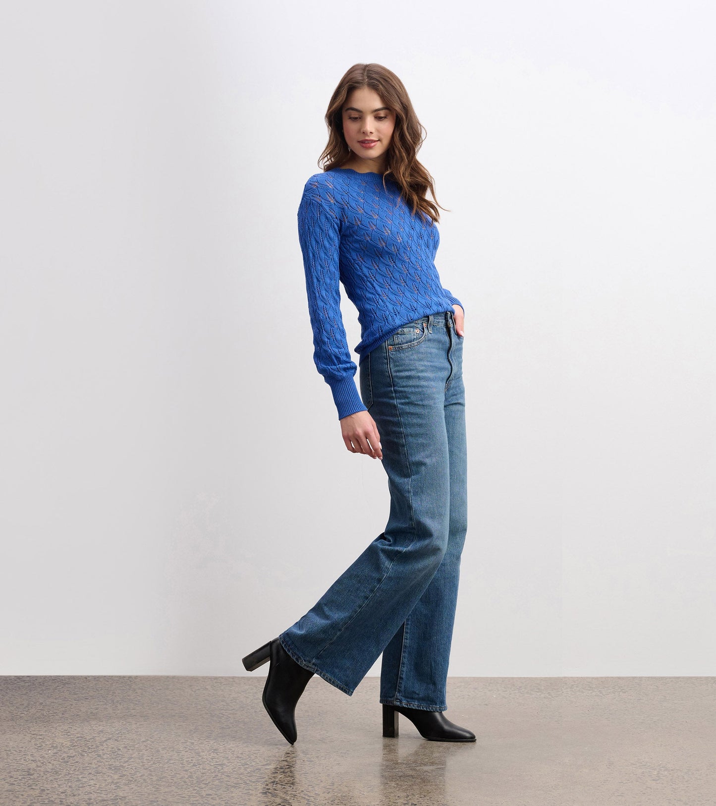 Iris Jumper - Denim Blue