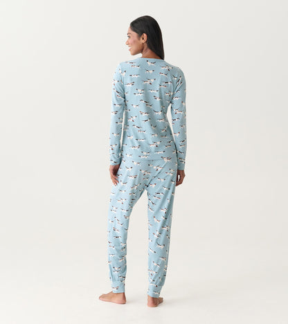 Women's Hunting Dogs Bamboo Pyjama Set